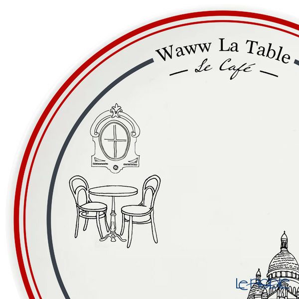 ワオ・ラ・ターブル パリ×パリ プレート モンマルトル 27cm