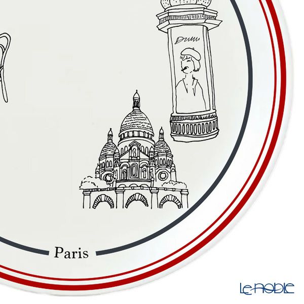 ワオ・ラ・ターブル パリ×パリ プレート モンマルトル 27cm