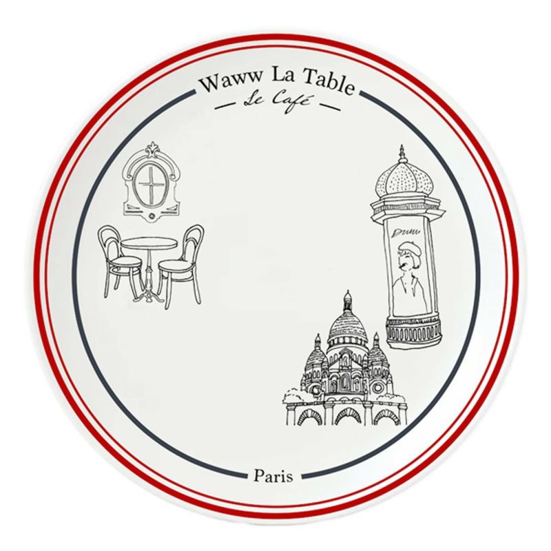 ワオ・ラ・ターブル パリ×パリ プレート モンマルトル 27cm