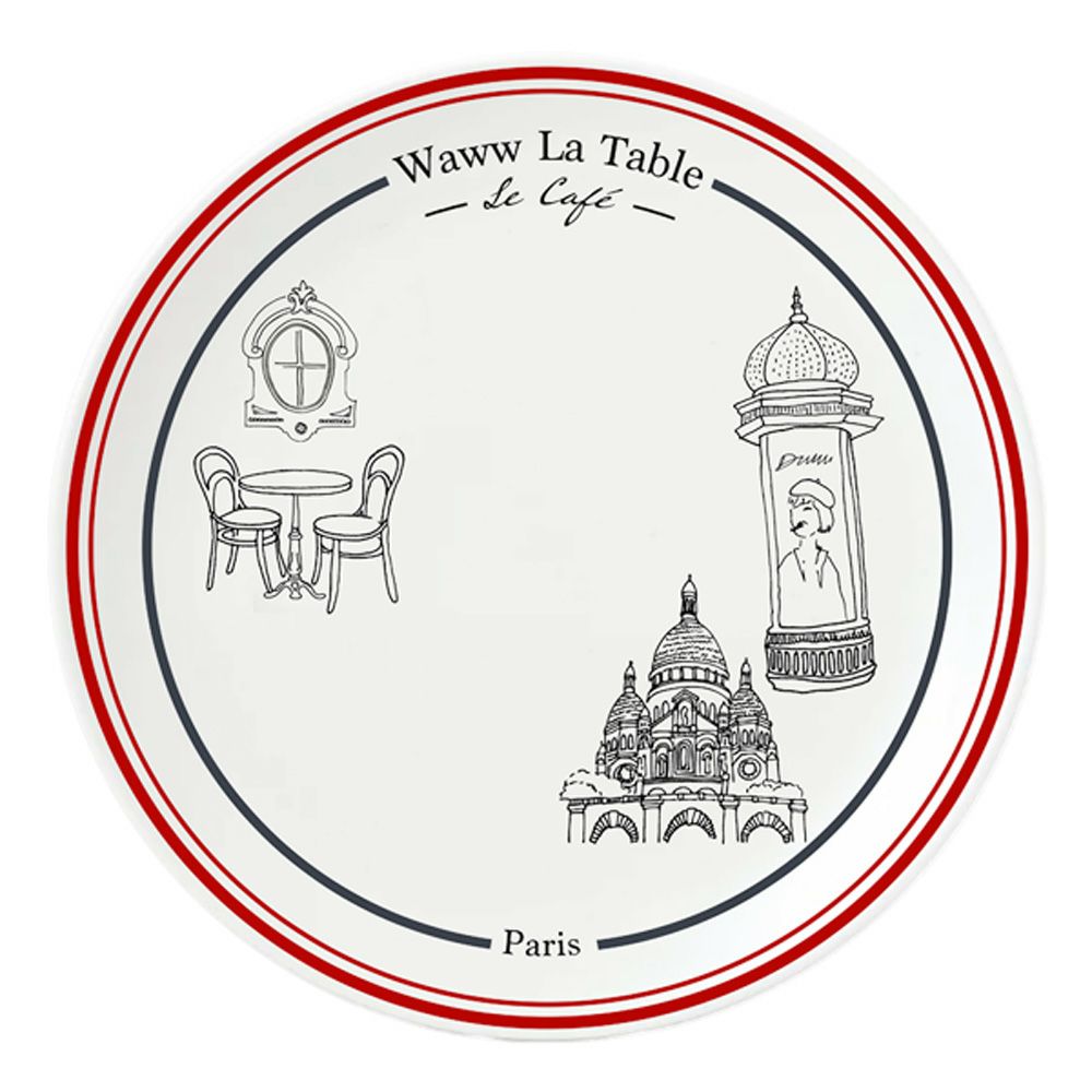 ワオ・ラ・ターブル パリ×パリ プレート モンマルトル 27cm