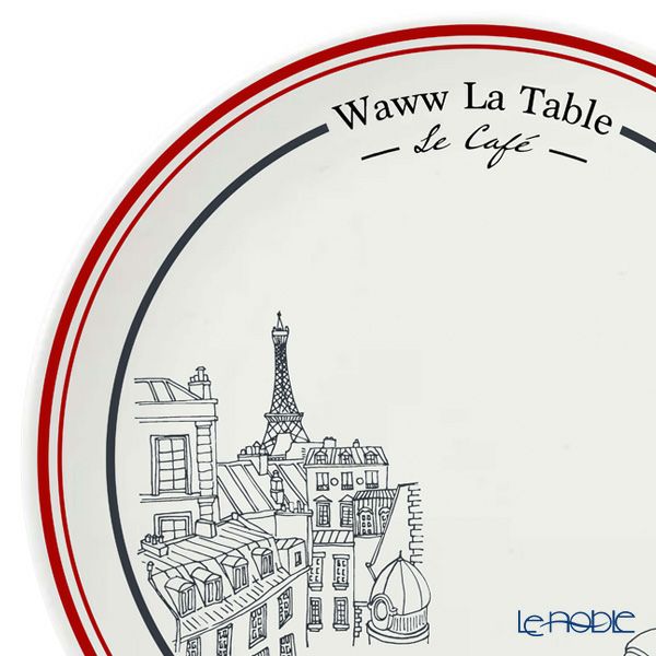 ワオ・ラ・ターブル パリ×パリ プレート エッフェル 27cm