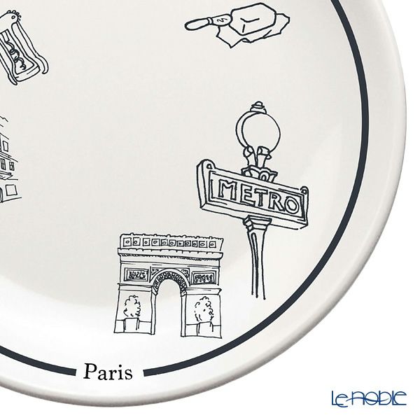 ワオ・ラ・ターブル パリ×パリ プレート バケット 20cm