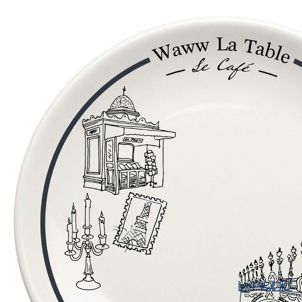ワオ・ラ・ターブル パリ×パリ プレート アレクサンドル3世 20cm
