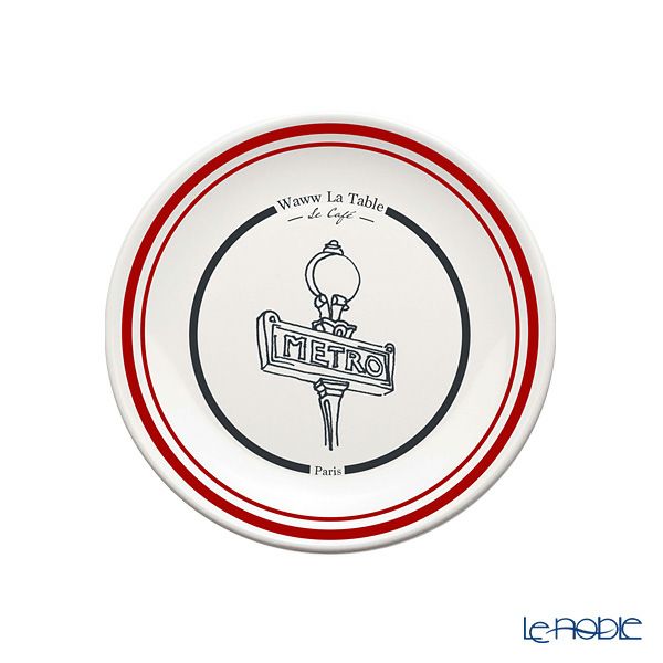 ワオ・ラ・ターブル パリ×パリ プレート メトロ 12cm