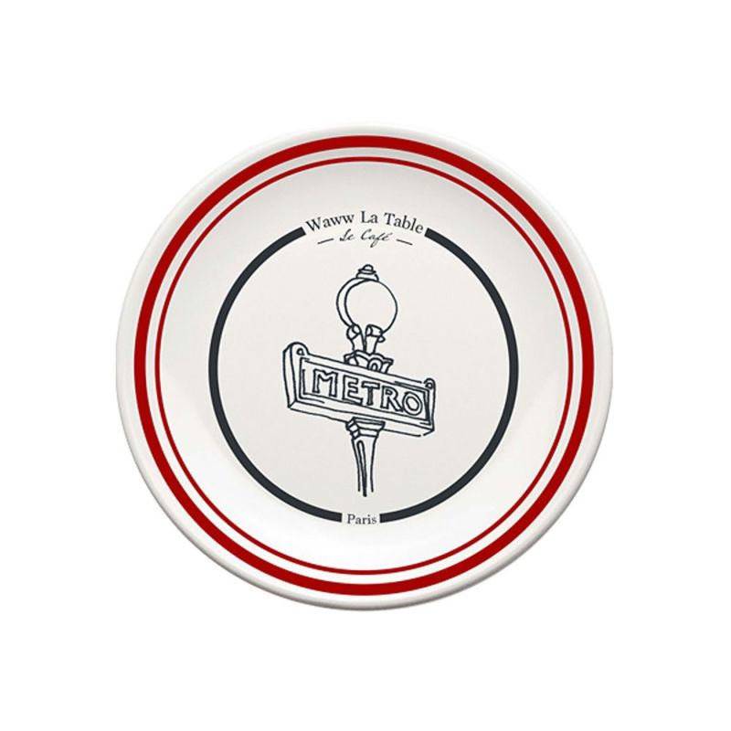 ワオ・ラ・ターブル パリ×パリ プレート メトロ 12cm