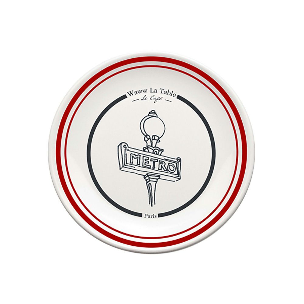 ワオ・ラ・ターブル パリ×パリ プレート メトロ 12cm