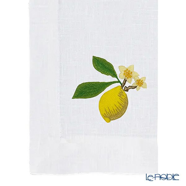 ワオ・ラ・ターブル ジジ ナプキン 48×48cm リネン製 ベネチアンレース 手刺繍