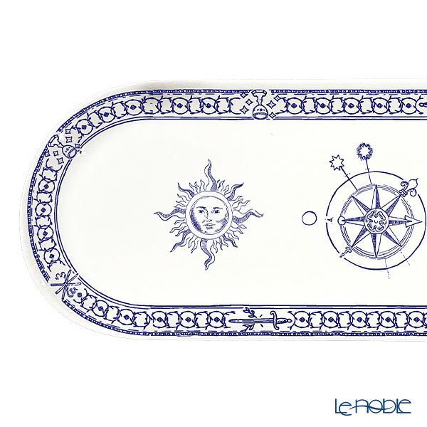 ワオ・ラ・ターブル タロット サービングプレート スカイ 13×30cm