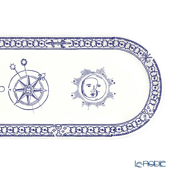 ワオ・ラ・ターブル タロット サービングプレート スカイ 13×30cm