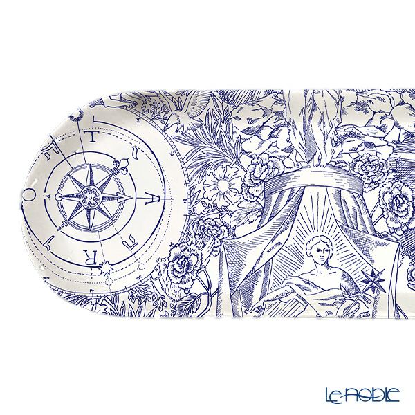 ワオ・ラ・ターブル タロット サービングプレート アース 13×30cm