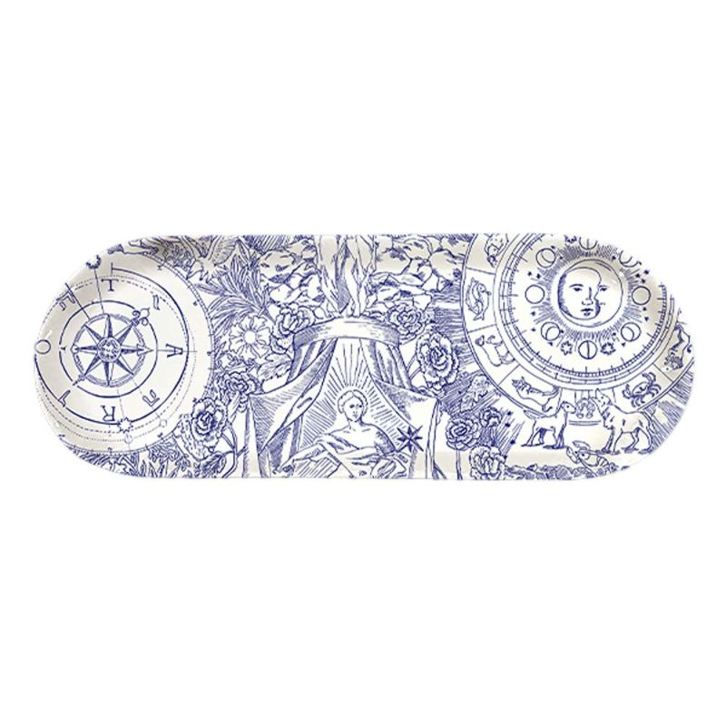 ワオ・ラ・ターブル タロット サービングプレート アース 13×30cm