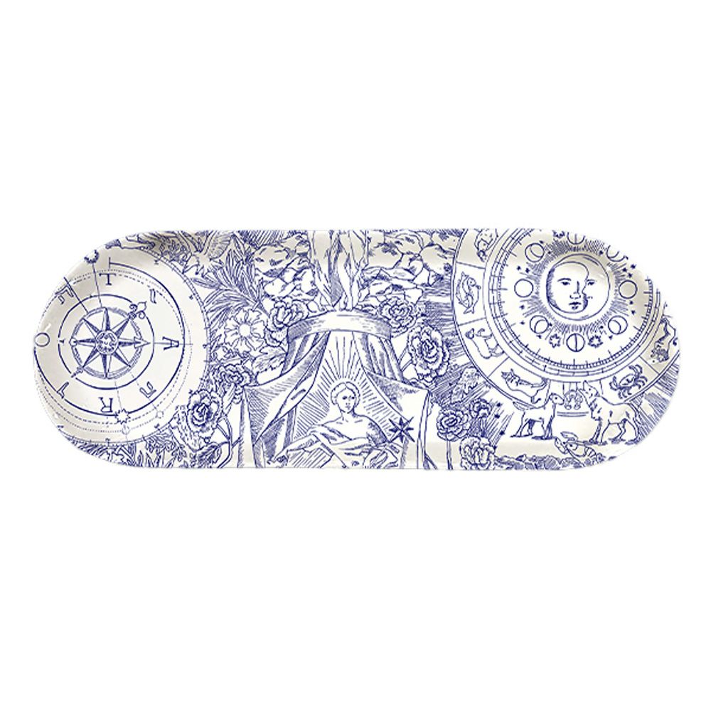 ワオ・ラ・ターブル タロット サービングプレート アース 13×30cm