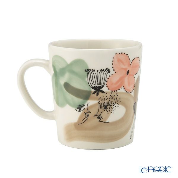 アラビア（ARABIA）Kukka maa クッカマー／花園 マグカップ 300ml 1075619 ペア