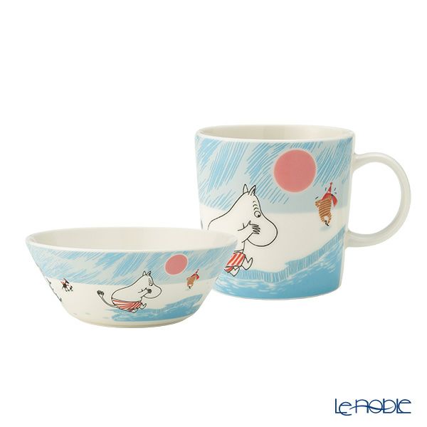 アラビア（ARABIA） ムーミン クリスマス アイススイミング 2025 2ピースセット ボウル＆マグカップ