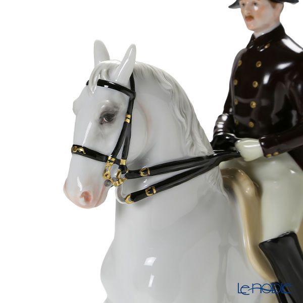 アウガルテン（AUGARTEN） フィギュリン（011210） スペイン乗馬学校 リズミカル 23.5cm 1590