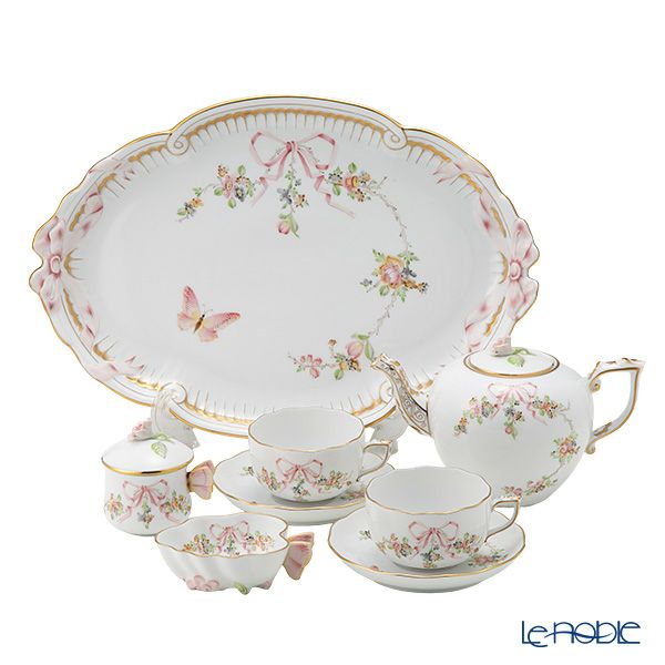 ヘレンド (HEREND) エデン・ローズドラジェ EDENP ティーセット