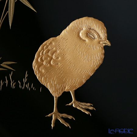 【伝統工芸】輪島塗 尺3飾皿干支酉 代田和哉氏作