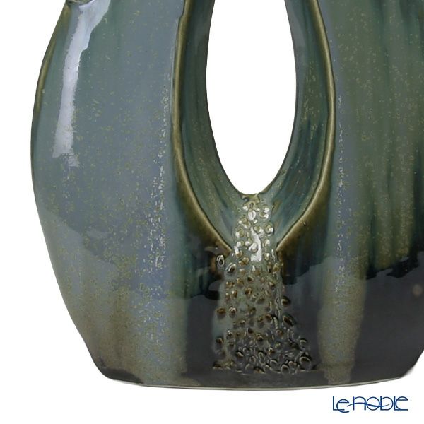 景徳鎮 双鼠吟禾 劉 遠長 作