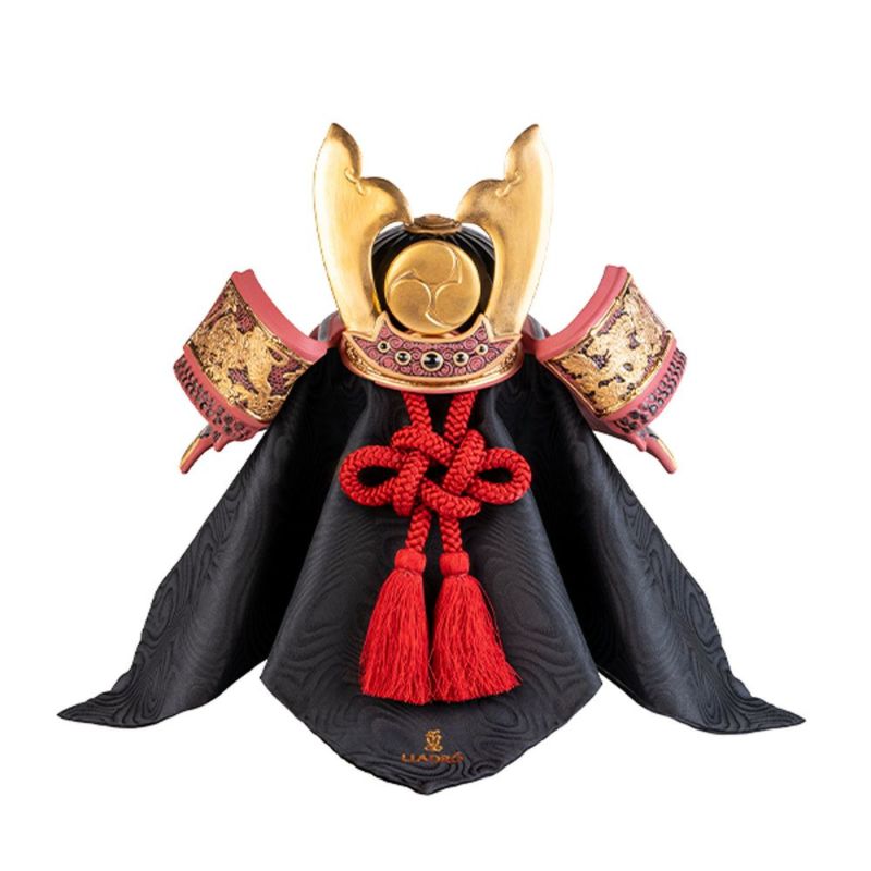 リヤドロ 兜 龍虎 13050 35×20cm 木製台座・袱紗付（限定500体）