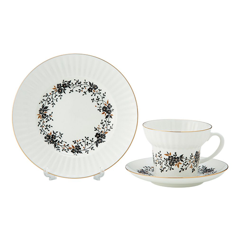 ロシア食器 インペリアル・ポーセリン ノーベンバートウィッグ 3ピースセット