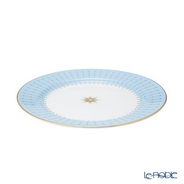 ロシア食器 インペリアル・ポーセリン アズール（スカーレット） トリオセット ※プレートのサイズは20cm※