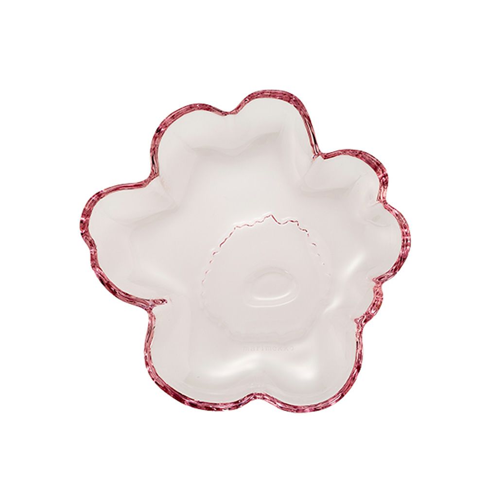 マリメッコ（marimekko）Unikko ウニッコ／けしの花 プレート 13cm ピンク 075467-300／26SS