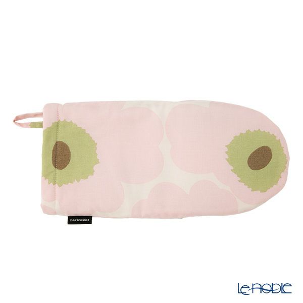 マリメッコ（marimekko） Pieni Unikko ピエニ ウニッコ ミトン 31cm ピンク×オフホワイト×サンド 075354-114／26SS