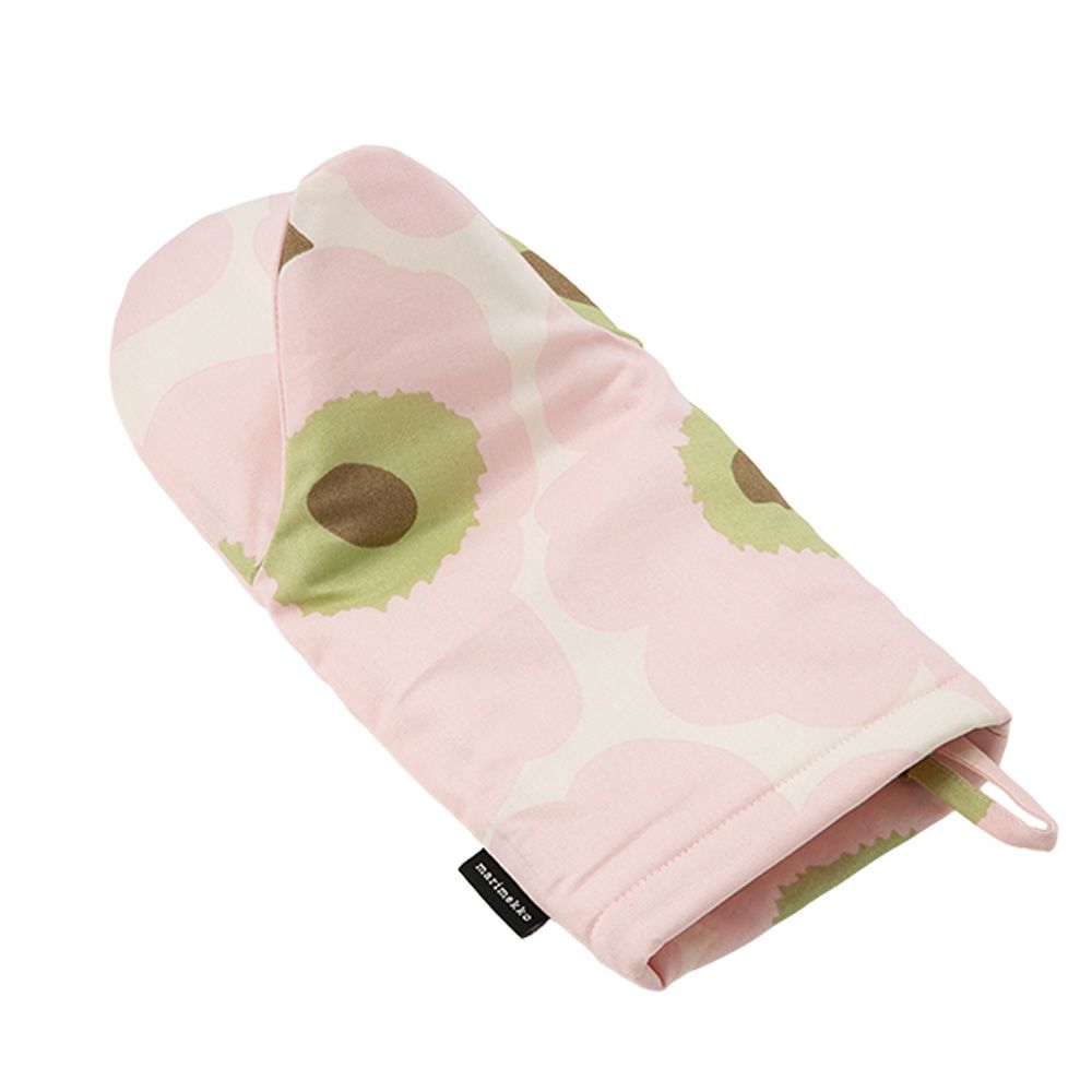 マリメッコ（marimekko） Pieni Unikko ピエニ ウニッコ ミトン 31cm ピンク×オフホワイト×サンド 075354-114／26SS