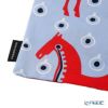 マリメッコ（marimekko）ムスタタンマ ファブリックバッグ43×43cm ライトブルー×レッド 075356-535／26SS