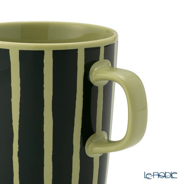 マリメッコ（marimekko） Piccolo ピッコロ／擬音語 マグカップ 250ml ダークグリーン×グリーン 075255-660／26SS