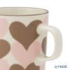 マリメッコ（marimekko）シュダメット マグカップ 色違い ペアセット 250ml ベージュ×ピンク 075363-183／26SS