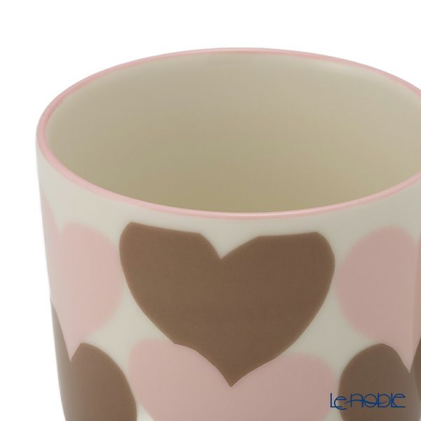 マリメッコ（marimekko）シュダメット マグカップ 色違い ペアセット 250ml ベージュ×ピンク 075363-183／26SS