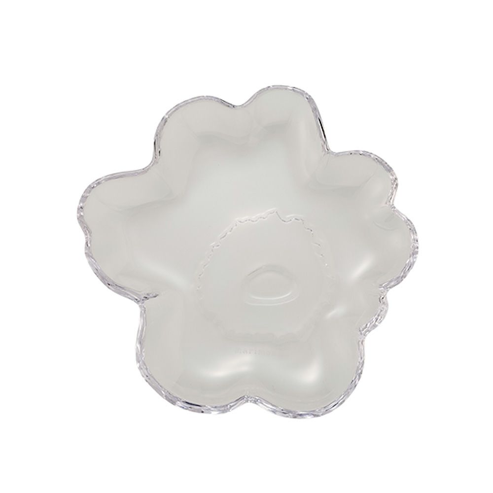 マリメッコ（marimekko）Unikko ウニッコ／けしの花 プレート 13cm クリア 075702-100／26SS