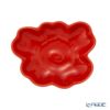 マリメッコ（marimekko）Unikko ウニッコ／けしの花 プレート 9.5cm オレンジレッド 075715-300／26SS