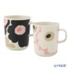 マリメッコ（marimekko） Unikko ウニッコ／けしの花 マグカップ 250ml ピンク ペアセット 色違い