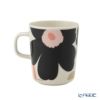 マリメッコ（marimekko） Unikko ウニッコ／けしの花 マグカップ250ml ホワイト×チャコール×ピンク ペア