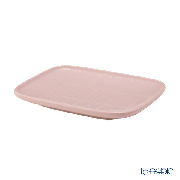 マリメッコ（marimekko） Tiiliskivi ティイリスキヴィ／煉瓦 れんが 2点セットマグカップ 400ml ＆ プレート15.5×12.5cm ライトピンク