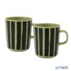 マリメッコ（marimekko） Piccolo ピッコロ／擬音語 マグカップ 250ml ダークグリーン×グリーン ペア