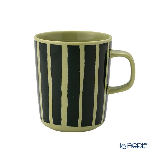 マリメッコ（marimekko） Piccolo ピッコロ／擬音語 マグカップ 250ml ダークグリーン×グリーン ペア