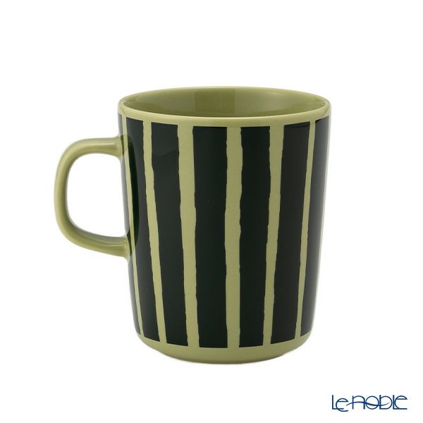 マリメッコ（marimekko） Piccolo ピッコロ／擬音語 マグカップ 250ml ダークグリーン×グリーン ペア