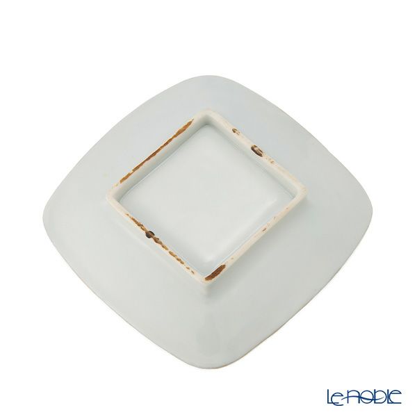 【1点限り】オールドノリタケ 金盛り ドーム風 湖水風景文 ダイヤ型カップ＆ソーサー メープルリーフ印 1891-1911