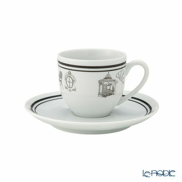 ワオ・ラ・ターブル パリ×パリ コーヒーカップ＆ソーサー 200ml ペア