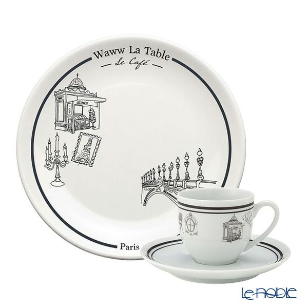 ワオ・ラ・ターブル (Waww la table) パリ×パリ トリオセット（エスプレッソ100ml） アレクサンドル3世