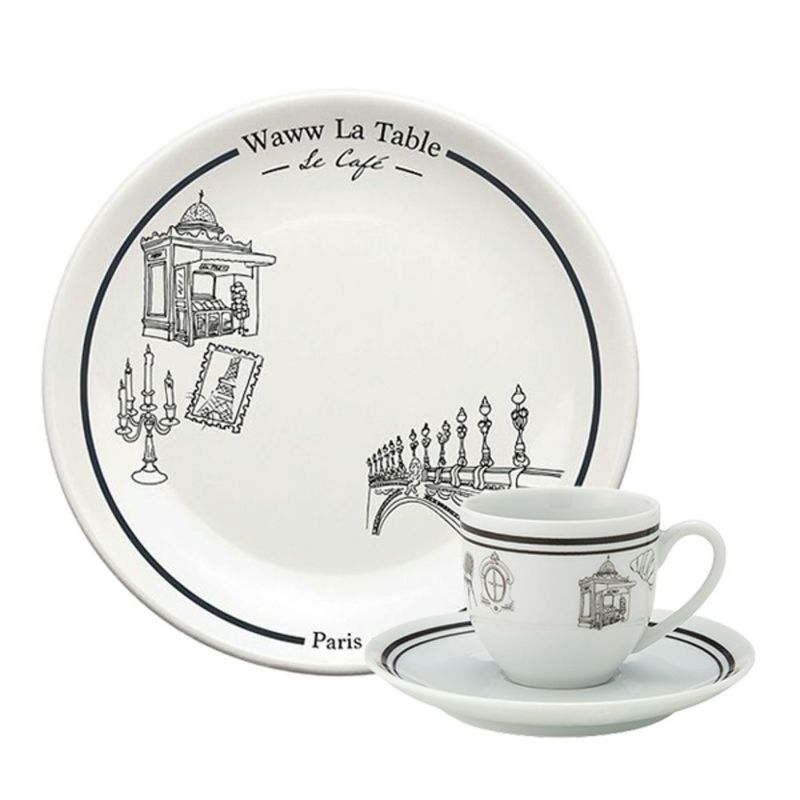 ワオ・ラ・ターブル パリ×パリ トリオセット（コーヒー） アレクサンドル3世