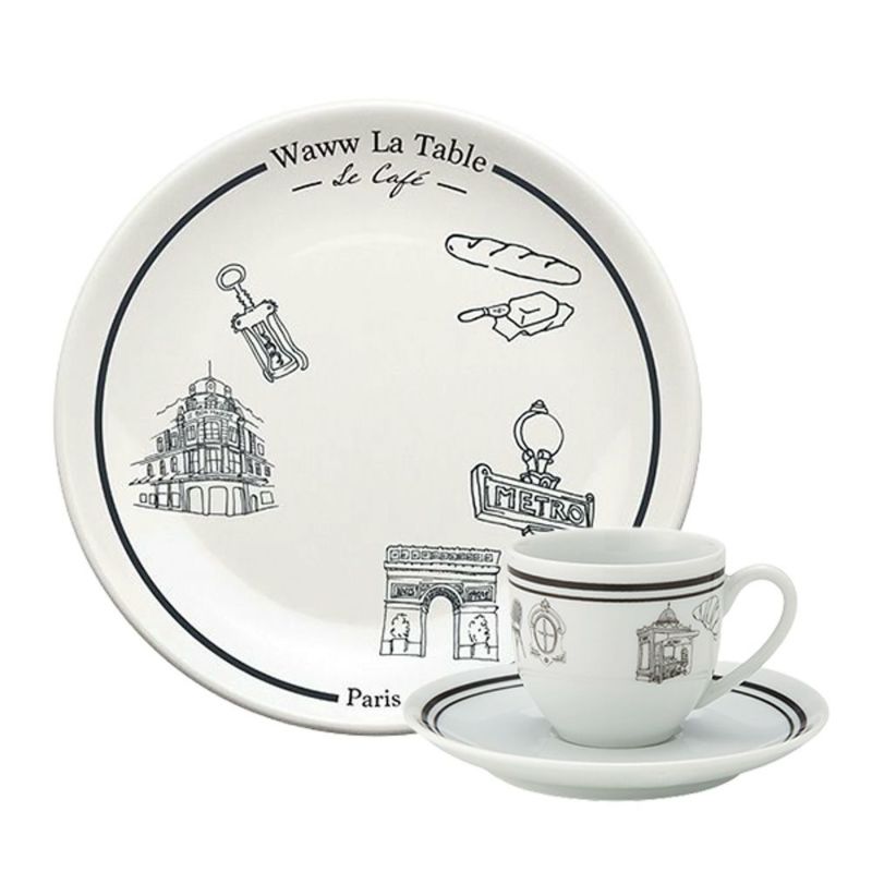 ワオ・ラ・ターブル パリ×パリ トリオセット（コーヒー） バケット