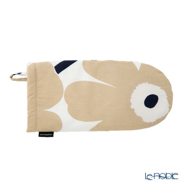 マリメッコ（marimekko） Pieni Unikko ピエニ ウニッコ ミトン 31cm ベージュ×ホワイト 074652-18