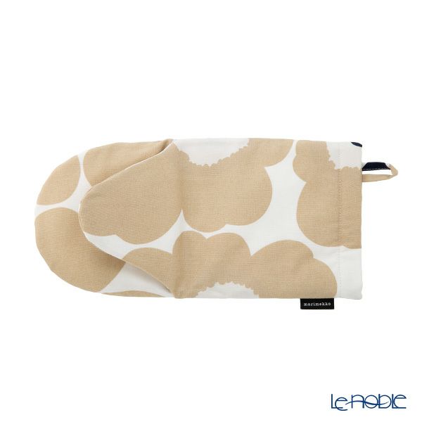 マリメッコ（marimekko） Pieni Unikko ピエニ ウニッコ ミトン 31cm ベージュ×ホワイト 074652-18