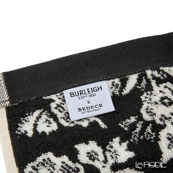 バーレイ ブラックリーガルピーコック フェイスタオル Burleigh × Bedeck コットン 50×90【大きめサイズ】