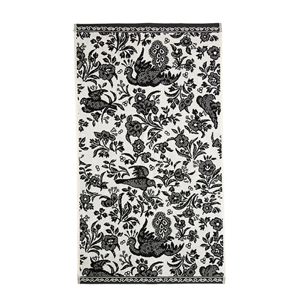 バーレイ ブラックリーガルピーコック フェイスタオル Burleigh × Bedeck コットン 50×90【大きめサイズ】