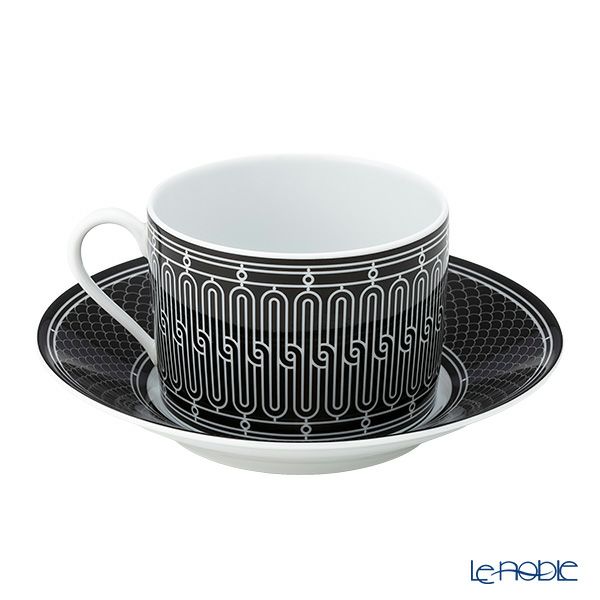 エルメス（HERMES） H Deco アッシュデコ モーニングカップ＆ソーサー 340ml 037015P